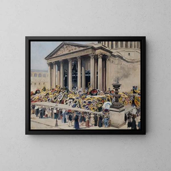 Die Beerdigung von Victor Hugo, 31. Mai und 1. Juni 1885 - Jean-Paul Sinibaldi — gerahmtes Bild an der Wand