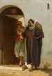 Ein Geschenk - Jean-Raymond-Hippolyte Lazerges — gerahmtes Bild an der Wand
