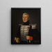 Ritratto del tenente René-Henri Drouet - Jean Antoine Théodore Giroust — quadro incorniciato alla parete