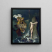 Angélique salvata da Ruggiero - Jean-Auguste-Dominique Ingres — quadro incorniciato alla parete