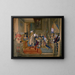 Der Marschall von Berwick erhält den Goldenen Vlies - Jean-Auguste-Dominique Ingres — gerahmtes Bild an der Wand