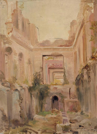 Jean Baptiste Edmond Allouard - Ruines du chteau de SaintCloud le vestibule.webp