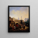 Der Markt Saint-Martin - Jean Baptiste Lecoeur — gerahmtes Bild an der Wand
