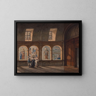 Jean Baptiste Marchal - Vue intrieure du clotre de lglise SaintEtienneduMont.webp