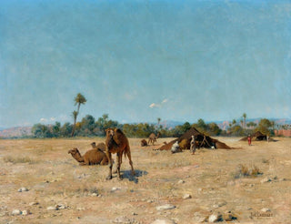 Jean Baptiste Paul Lazerges - Bedouin Camp Biskra.webp