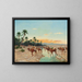 La Caravane - Jean Baptiste Paul Lazerges — gerahmtes Bild an der Wand