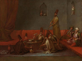 Jean Baptiste Vanmour - Dervishes Sharing a Meal.webp