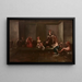 The Harem Bath - Jean-Baptiste Vanmour — framed artwork on a wall