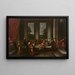 Neue Ankunft im Harem - Jean-Baptiste Vanmour — gerahmtes Bild an der Wand