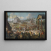 Prozession der Sultane in Istanbul - Jean-Baptiste Vanmour — gerahmtes Bild an der Wand