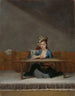 Donna turca al suo ricamo - Jean-Baptiste Vanmour — vista dell’opera