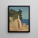 Vista di Capri - Jean Benner — quadro incorniciato alla parete