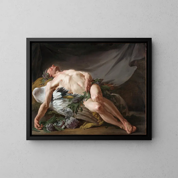 Sonno - Jean-Bernard Restout — quadro incorniciato alla parete