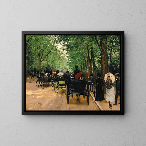 Bois de Boulogne - Jean Béraud — quadro incorniciato alla parete