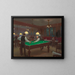 La Partie de billard - Jean Béraud — gerahmtes Bild an der Wand