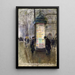 La colonne Morris - Jean Béraud — gerahmtes Bild an der Wand
