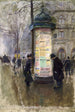 La colonne Morris - Jean Béraud — Ansicht des Kunstwerks