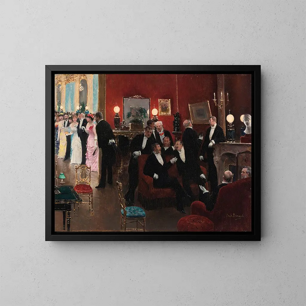 La réception - Jean Béraud — quadro incorniciato alla parete