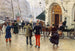 Le théâtre du Vaudeville - Jean Béraud — Ansicht des Kunstwerks