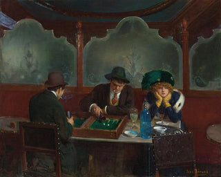Jean Braud - Les joueurs de jacquet backgammon.webp