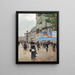 Paris rue du Havre - Jean Béraud — gerahmtes Bild an der Wand