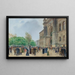 Der Eröffnungstag der Ausstellung - Jean Béraud — gerahmtes Bild an der Wand