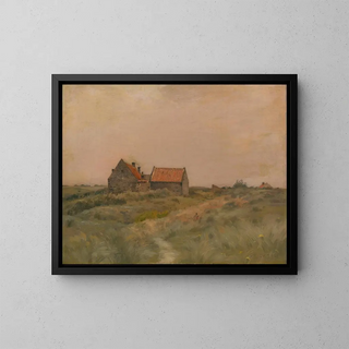 Tag im Oktober - Jean-Charles Cazin — gerahmtes Bild an der Wand