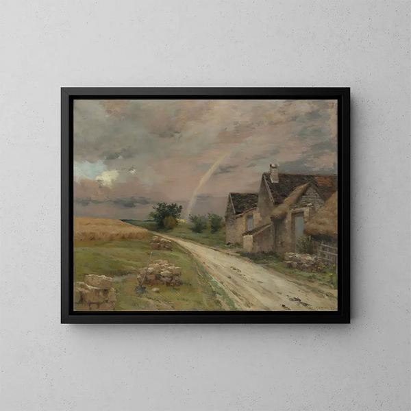 Die Bögen des Regenbogens - Jean-Charles Cazin — gerahmtes Bild an der Wand