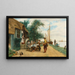 Ein Akt der Freundlichkeit - Jean-Charles Meissonier — gerahmtes Bild an der Wand