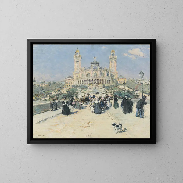 Le Trocadéro - Jean François Raffaëlli — gerahmtes Bild an der Wand