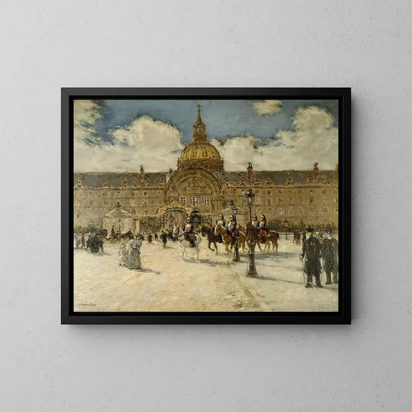 Les Invalides - Jean François Raffaëlli — gerahmtes Bild an der Wand