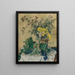 Stillleben mit Blumen und Trauben - Jean François Raffaëlli — gerahmtes Bild an der Wand