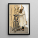 Portrait du sculpteur Auguste Rodin dans son atelier - Jean François Raffaëlli — quadro incorniciato alla parete
