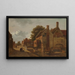 Le Kalvermarkt à La Haye - Jean François Valois — quadro incorniciato alla parete