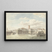 The port of Civitavecchia - Jean Grandjean — framed artwork on a wall