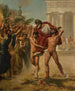 Diagoras portato trionfalmente dai suoi figli - Jean Guillaume Rosier — vista dell’opera