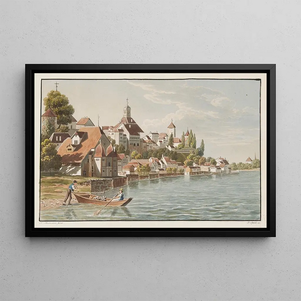 Jean Henri Baumann - Vue de Morat.webp