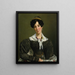 Portrait von Victoire Du Bois - Jean Henri de Coene — gerahmtes Bild an der Wand
