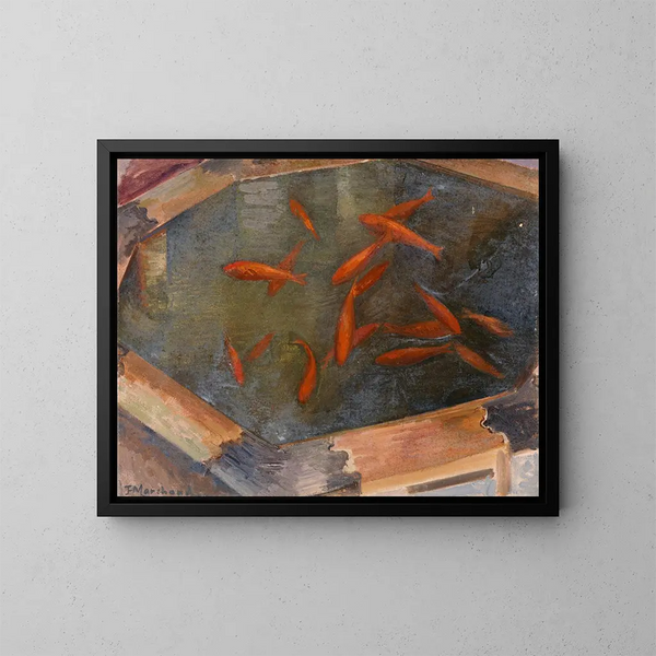 Goldfisch - Jean Hippolyte Marchand — gerahmtes Bild an der Wand