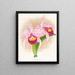 Rindfleisch Cattleya Trianae var purpurata - Jean Jules Linden — gerahmtes Bild an der Wand