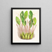 Dendrobium inedito - Jean Jules Linden — quadro incorniciato alla parete