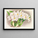 Odontoglossum alexandrae - Jean Jules Linden — gerahmtes Bild an der Wand