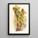 Oncidium Limminghei - Jean Jules Linden — quadro incorniciato alla parete