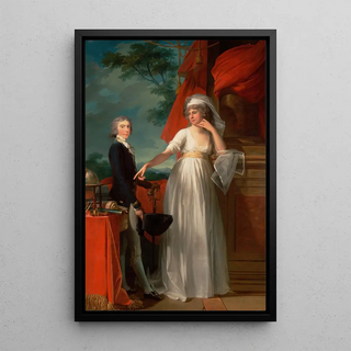 Jean Laurent Mosnier - Margaret Callander and Her Son James Kearney.webp