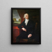 Portrait of Caspar Voght - Jean-Laurent Mosnier — framed artwork on a wall