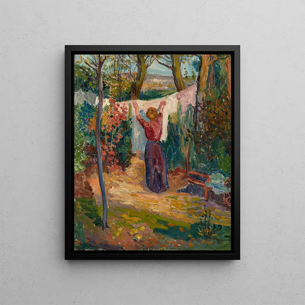 Jean Misceslas Peske - Au jardin la lessive.webp