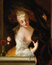 Eine Dame am Fenster - Jean Raoux — Ansicht des Kunstwerks