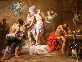Jean Restout the Younger - Venus Ordering Arms From Vulcan For Aeneas.webp