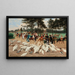 L'Après-Midi du Dimanche au Jardin d'Acclimatation - Jean Richard Goubie — gerahmtes Bild an der Wand