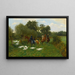 La promenade - Jean Richard Goubie — quadro incorniciato alla parete